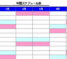 年間スケジュールを組まなければならない行事はいろいろあると思います