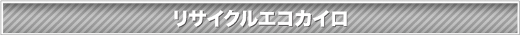 リサイクルエコカイロ