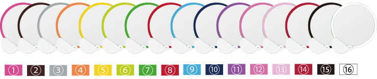 フォールディングファンパイピングカラー一覧
